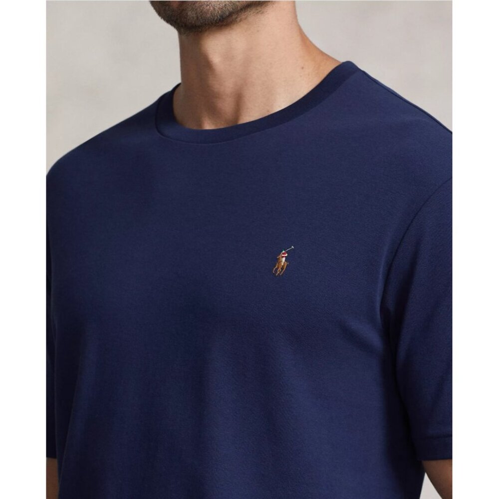 Polo Ralph Lauren Big & Tall Soft Touch T-Shirt - French Navy Size 5XB - Picture 3 of 4